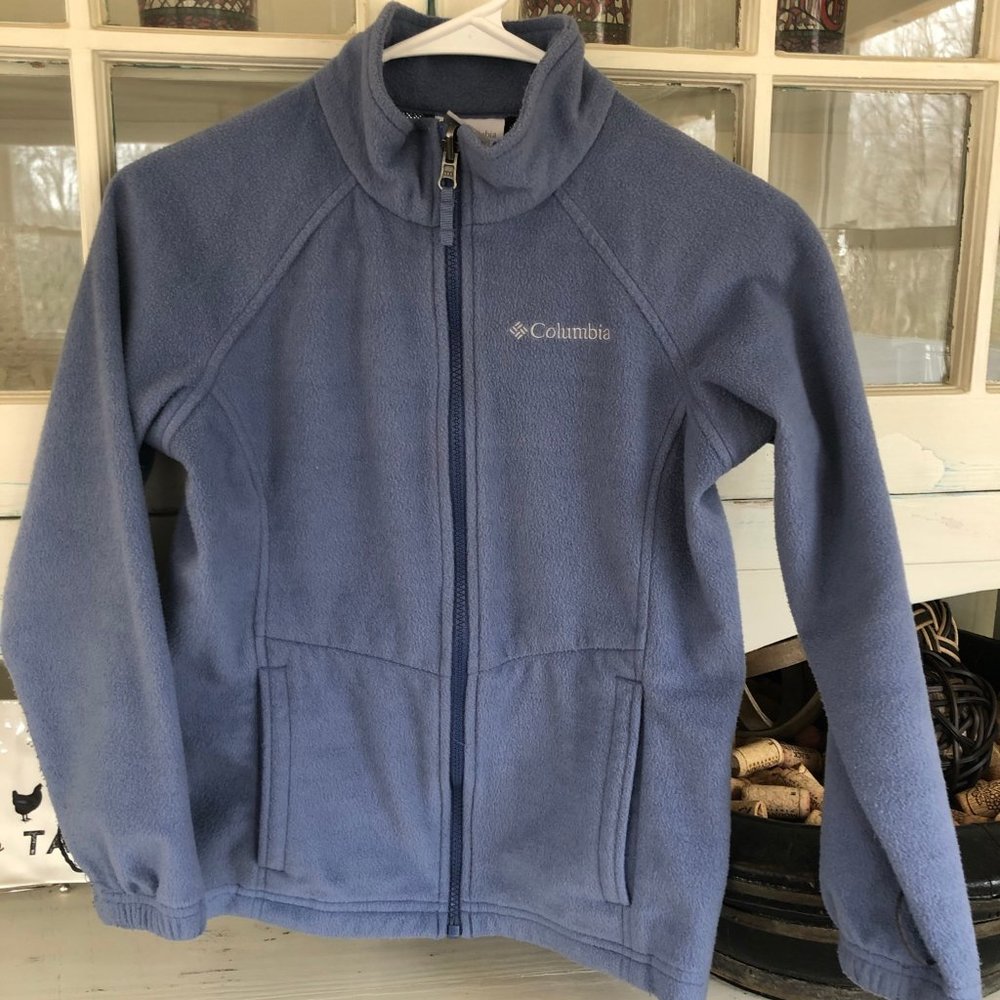 Columbia Fleece Girls coat Sz MEDIUM